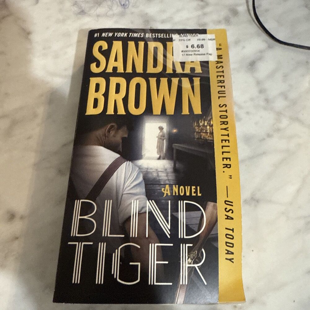 Blind Tiger by Sandra Brown (2022, Mass Market)